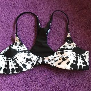 Racer back tie dye bikini top